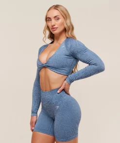 Adapt Animal Long Sleeve Crop Top