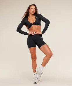 Adapt Animal X Whitney Long Sleeve Crop Top
