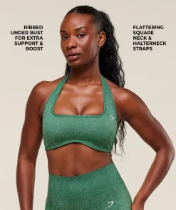 Adapt Fleck x Whitney Halterneck Sports Bra