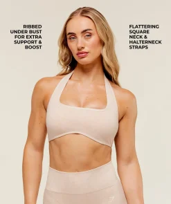 Adapt Fleck x Whitney Halterneck Sports Bra