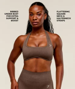 Adapt Fleck x Whitney Halterneck Sports Bra