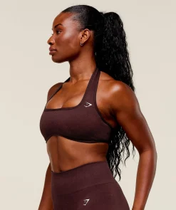 Adapt Fleck x Whitney Halterneck Sports Bra
