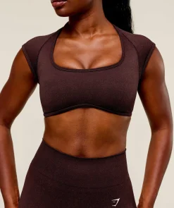 Adapt Fleck x Whitney Short Sleeve Crop Top
