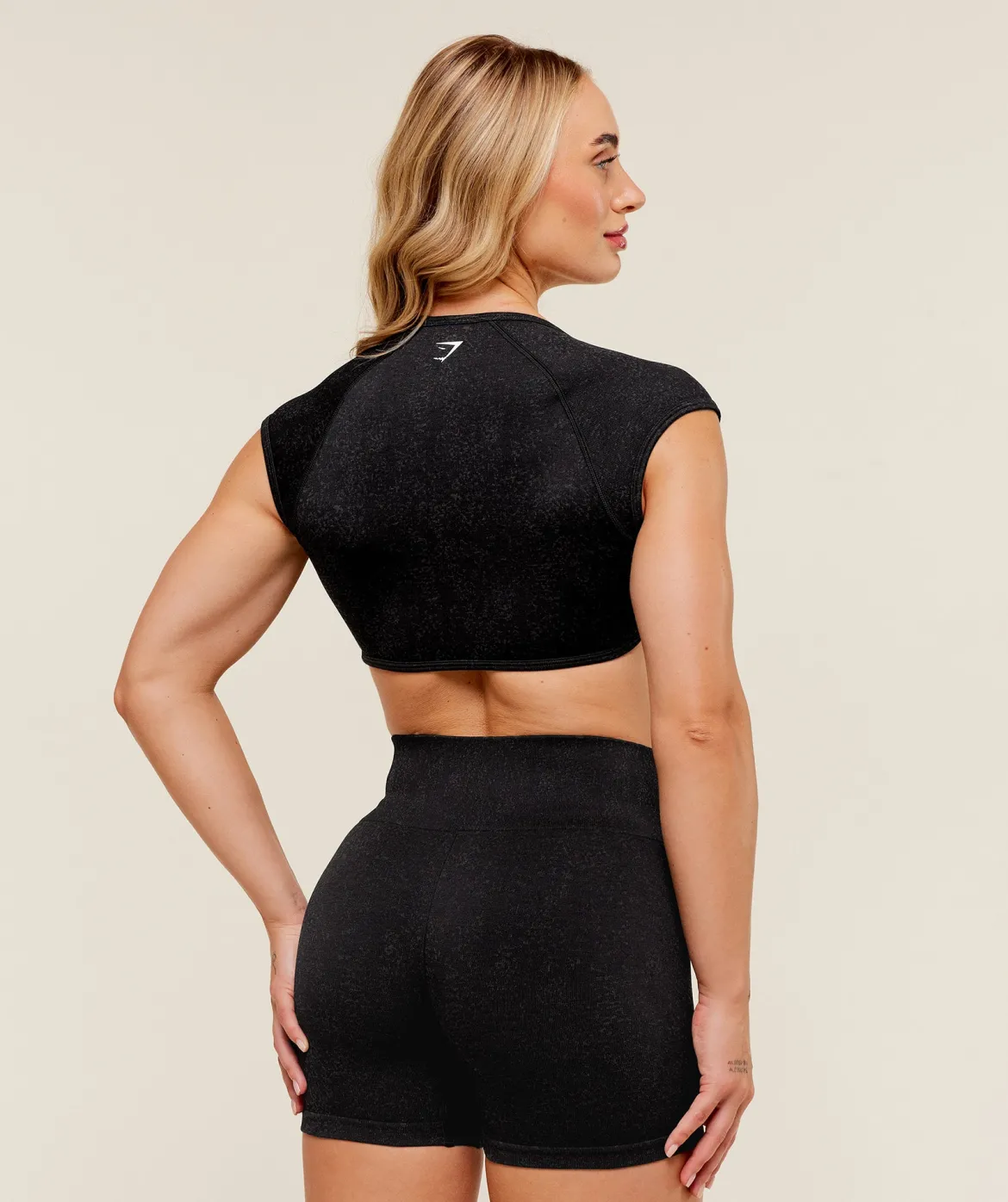 Adapt Fleck x Whitney Short Sleeve Crop Top