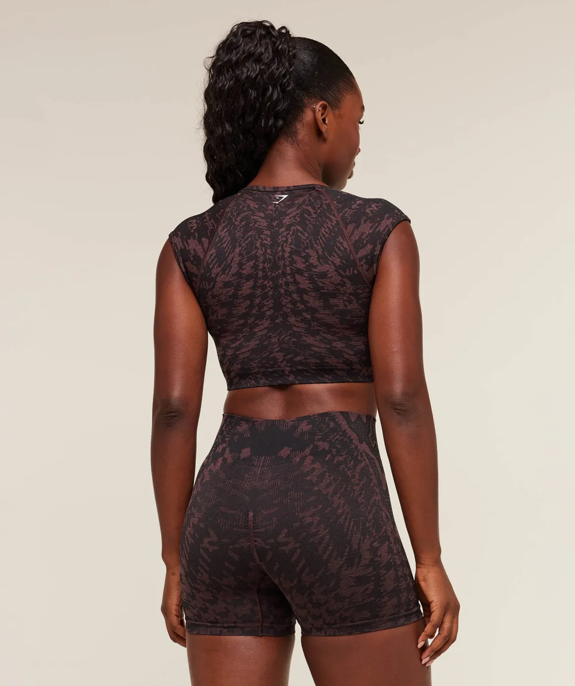 Adapt Houndstooth Midi Top