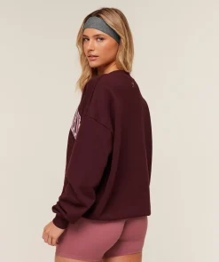 Collegiate Graphic Crew Neck Pullover