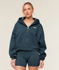 Cosy Luxe Zip Through Hoodie