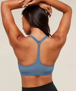Cotton Blend Racerback Sports Bra