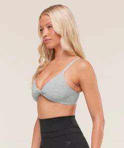 Cotton Twist Front Bralette