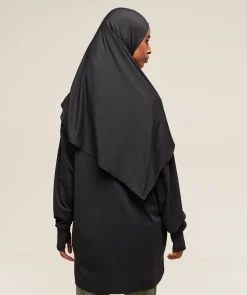 Covered Longline Cotton Long Sleeve Top