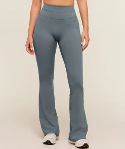 Crossover Back Flared Leggings