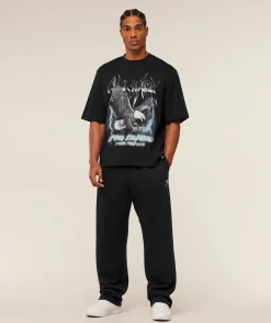Eagle Band Style Graphic T-Shirt