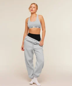 Elastic Branded Racerback Cotton Bralette