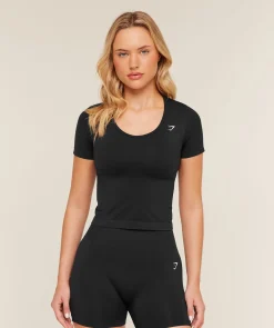 Everyday Seamless Tight Fit Crew Neck Tee