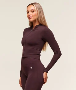 Everyday Seamless Zip Tracktop
