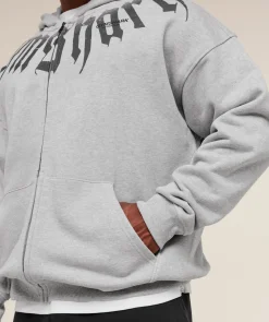 Fade Graphic Zip Up Hoodie