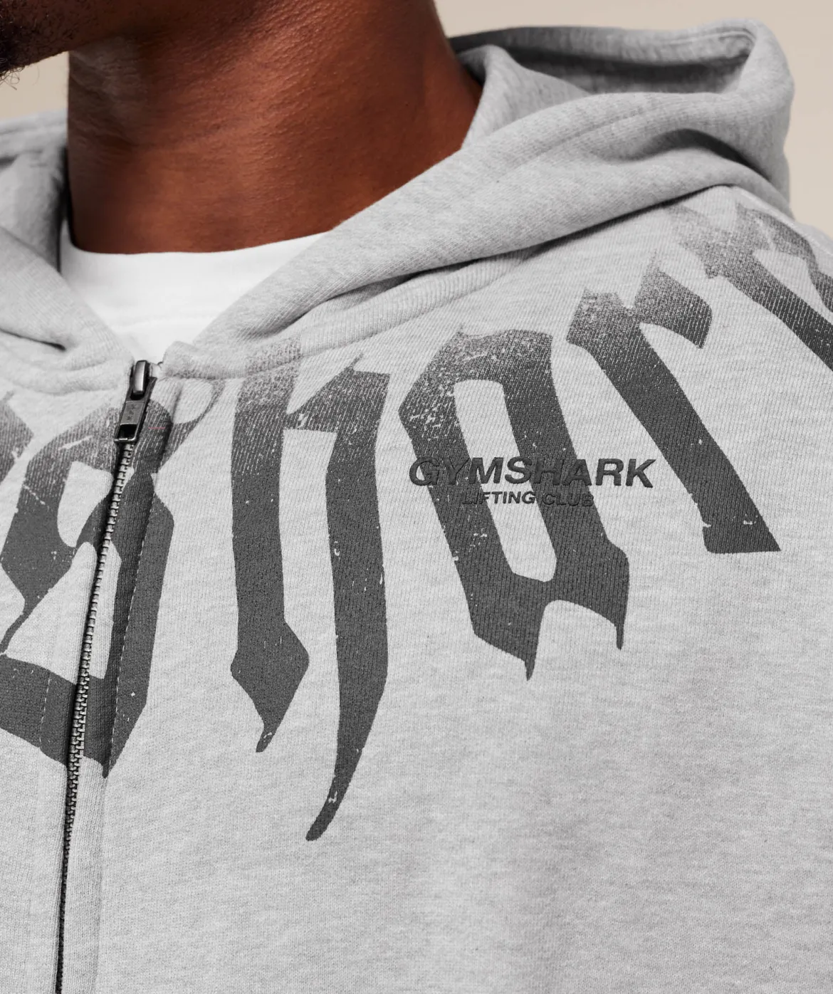 Fade Graphic Zip Up Hoodie
