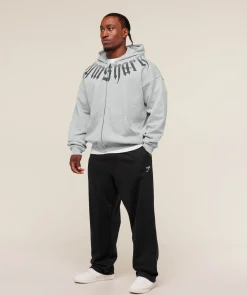 Fade Graphic Zip Up Hoodie
