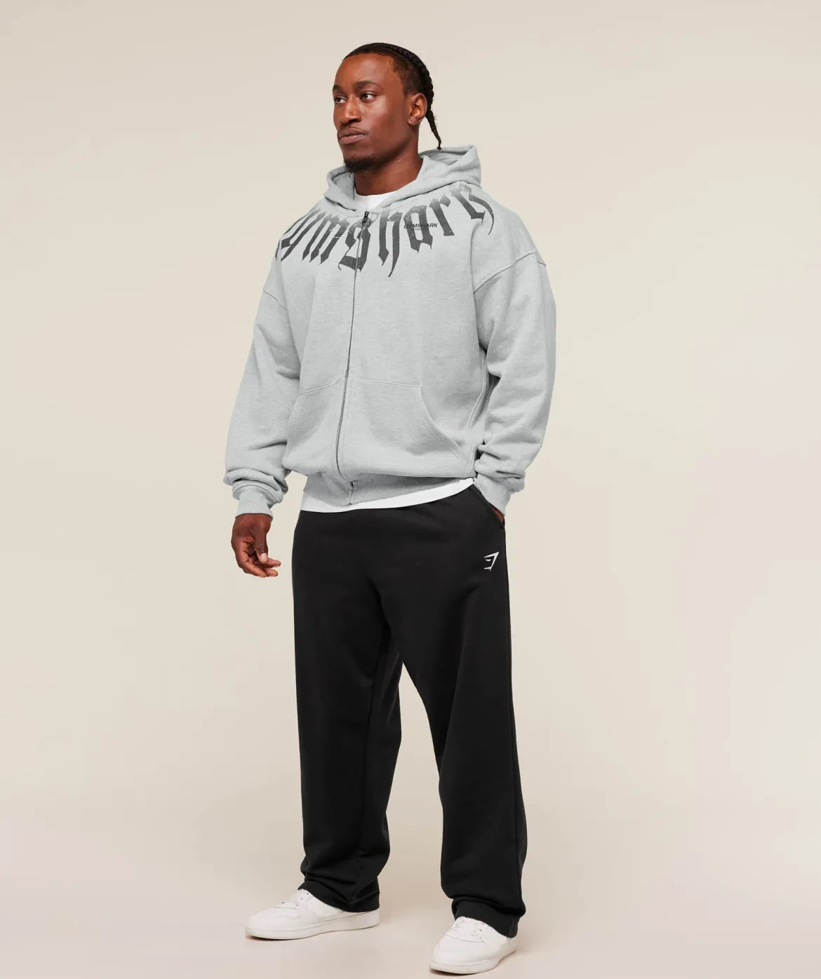 Fade Graphic Zip Up Hoodie