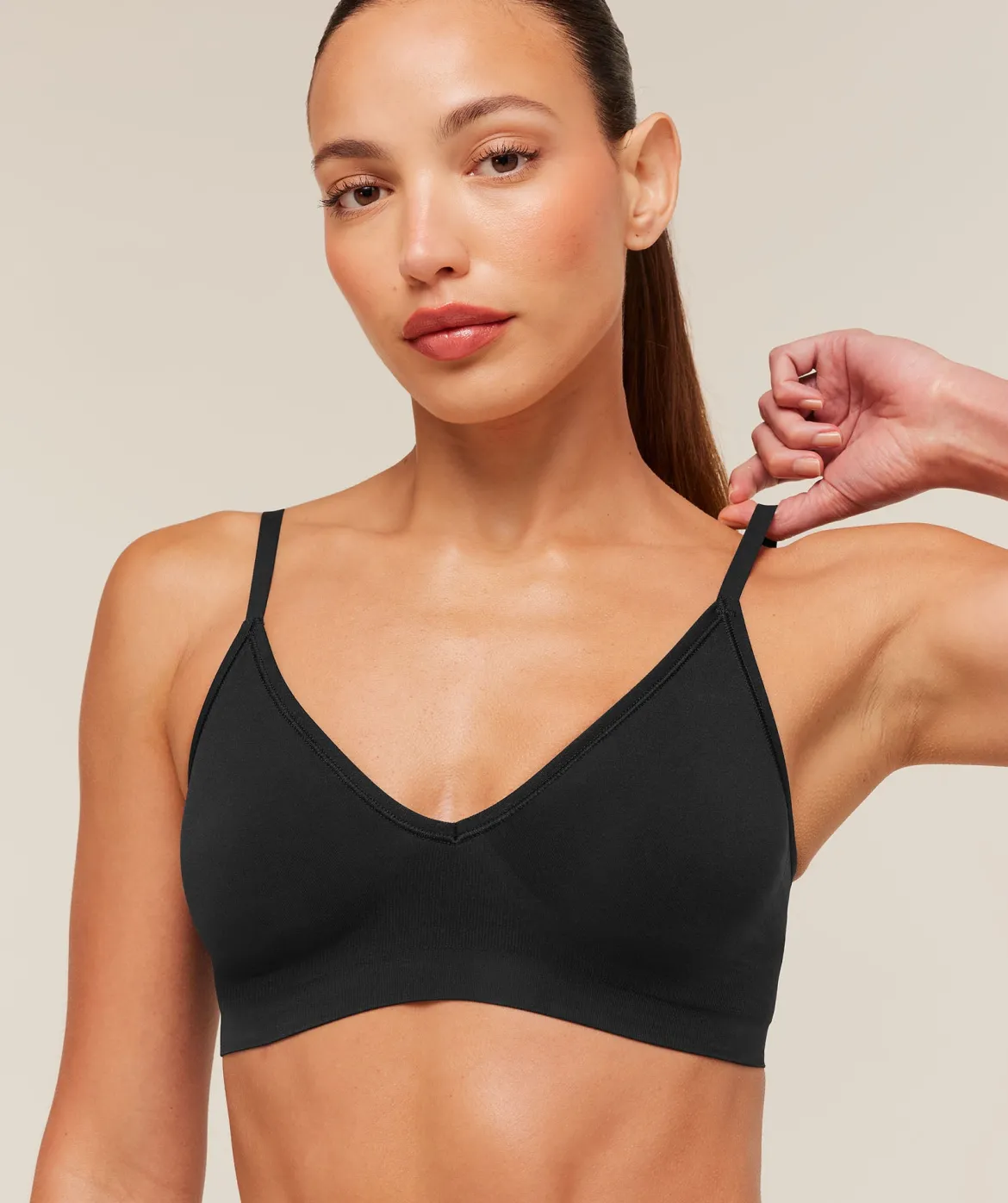 FeatherForm V-Neck Bralette