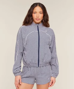 Gingham Track Jacket