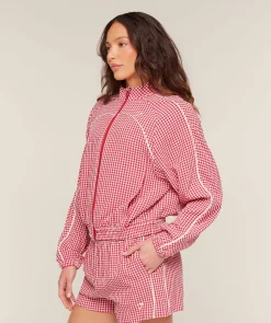 Gingham Track Jacket