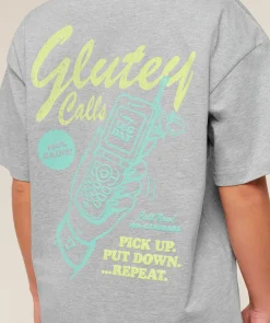 Glutey Calls Graphic T-Shirt