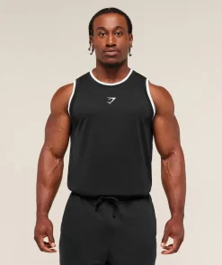 Graphic Basketball Mesh Tank