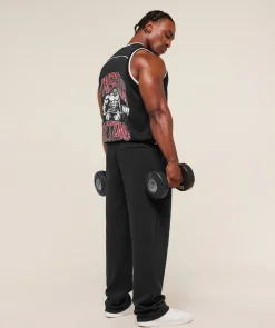 Graphic Basketball Mesh Tank