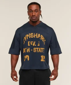 Graphic Mesh Oversized T-Shirt