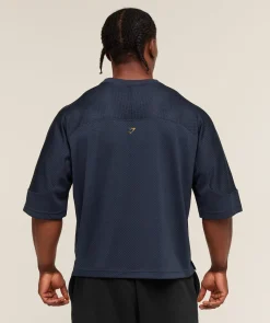 Graphic Mesh Oversized T-Shirt