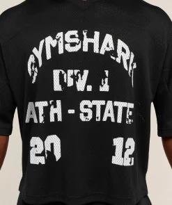 Graphic Mesh Oversized T-Shirt