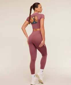 Interval Seamless Short Sleeve Crop Top