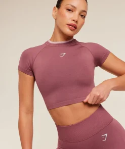 Interval Seamless Short Sleeve Crop Top