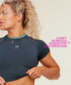 Interval Seamless Short Sleeve Crop Top