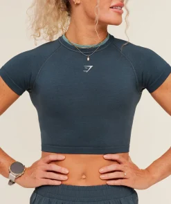 Interval Seamless Short Sleeve Crop Top