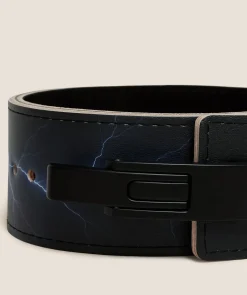 Lightning Graphic Lever Belt