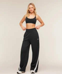 Lightweight Tricot Wide Leg Pants
