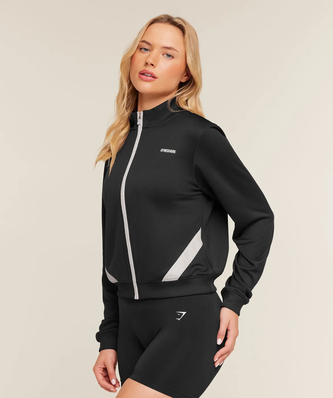Lightweight Tricot Zip Through Jacket