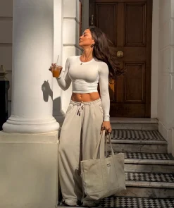 Lightweight Wide Leg Pants Regular