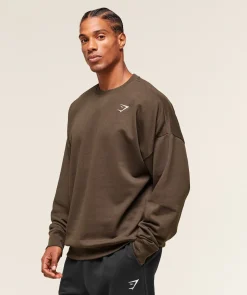 Oversized Crest Crew