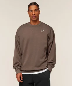 Oversized Crest Crew