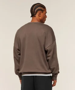 Oversized Crest Crew