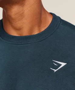 Oversized Crest Crew