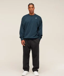 Oversized Crest Crew