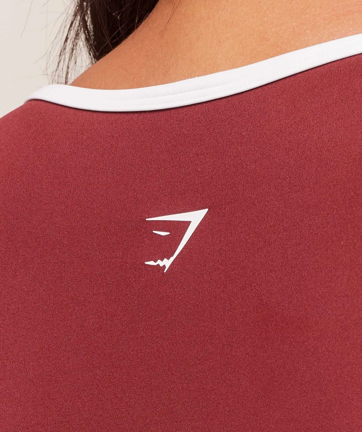 Piping Long Sleeve Crop Top