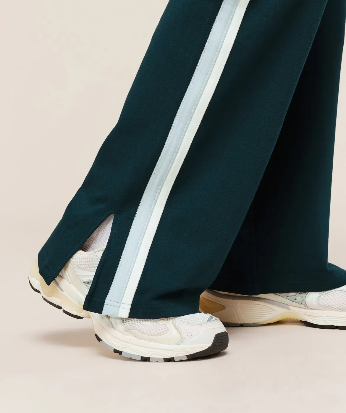 Piping Wide Leg Pants