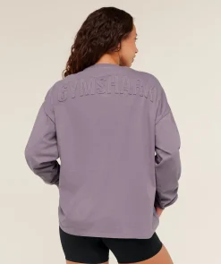 Power Washed Long Sleeve Top