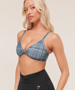 Printed Twist Front Bralette