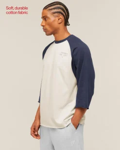 Retro Collegiate 3/4 Sleeve T-Shirt